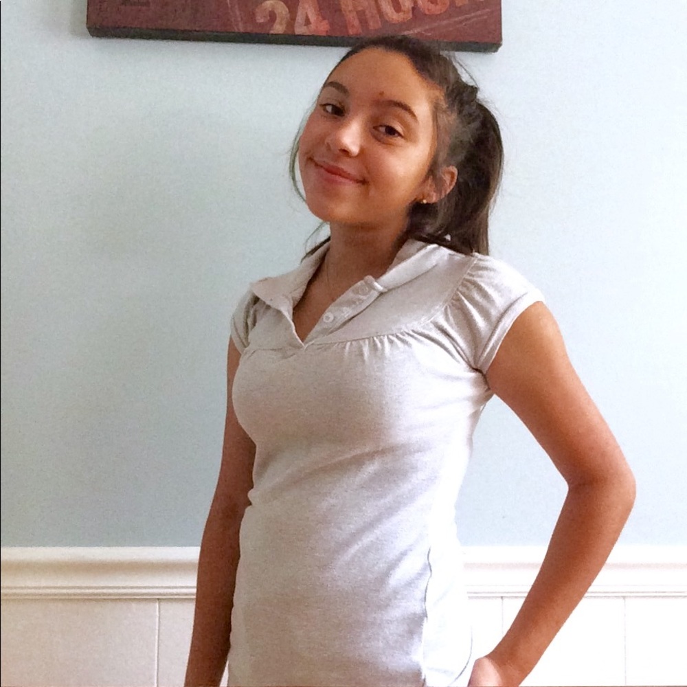 gray polo